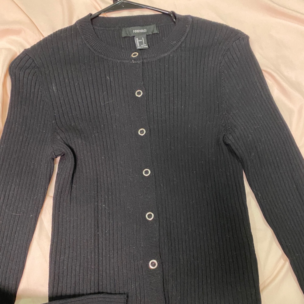 Black tiny cardigan